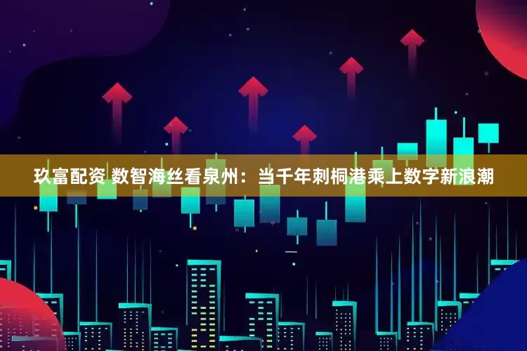 玖富配资 数智海丝看泉州：当千年刺桐港乘上数字新浪潮